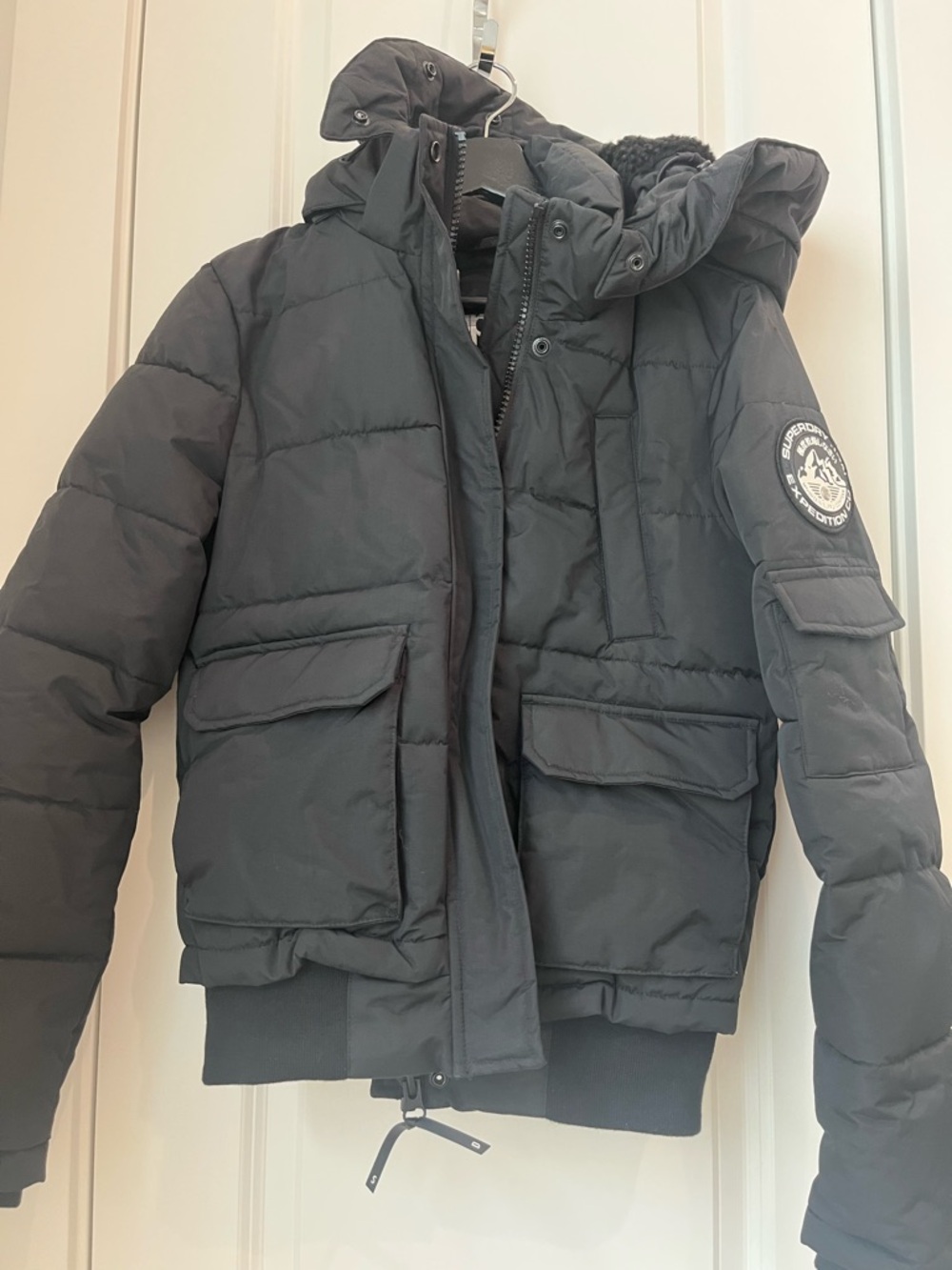SuperDry Everest Mountain Women’s Puffer Jacket Black